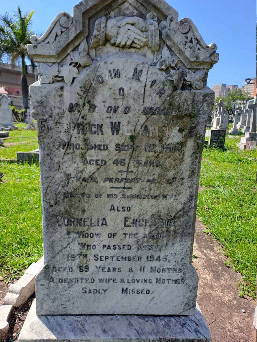CAREY Frederick William -1917 & Cornelia Engelina -1945
