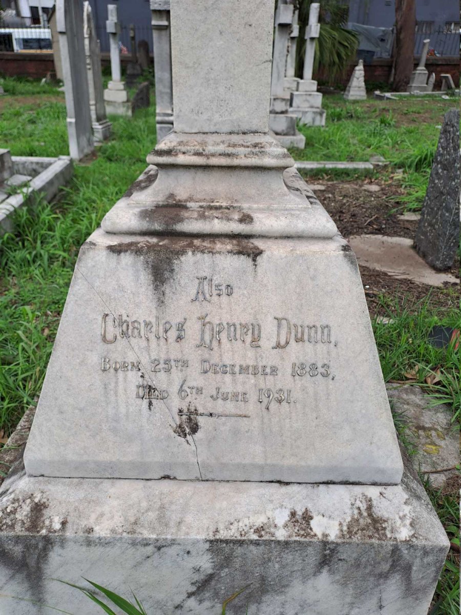 DUNN Charles Henry 1883-1931