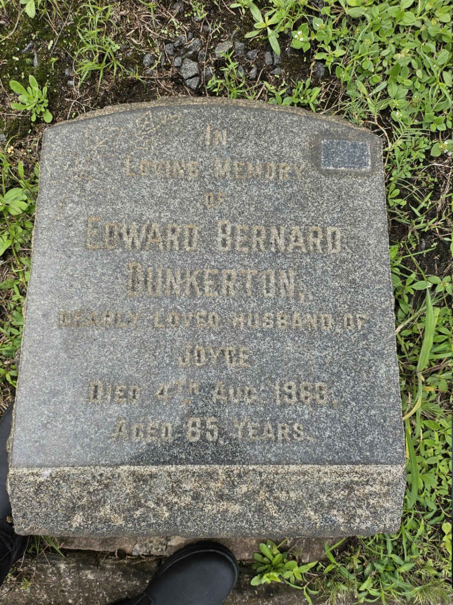 DUNKERTON Edward Bernard -196?