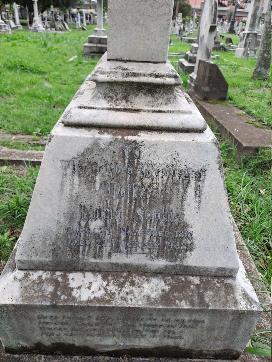 DUNN Emma Sophia 1861-1948