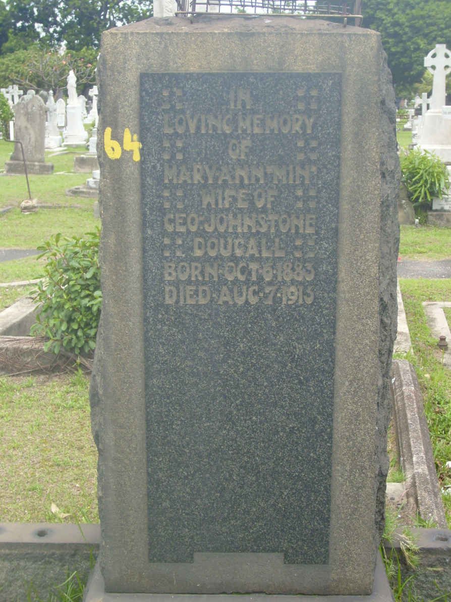 DOUGALL Mary Ann 1883-1913