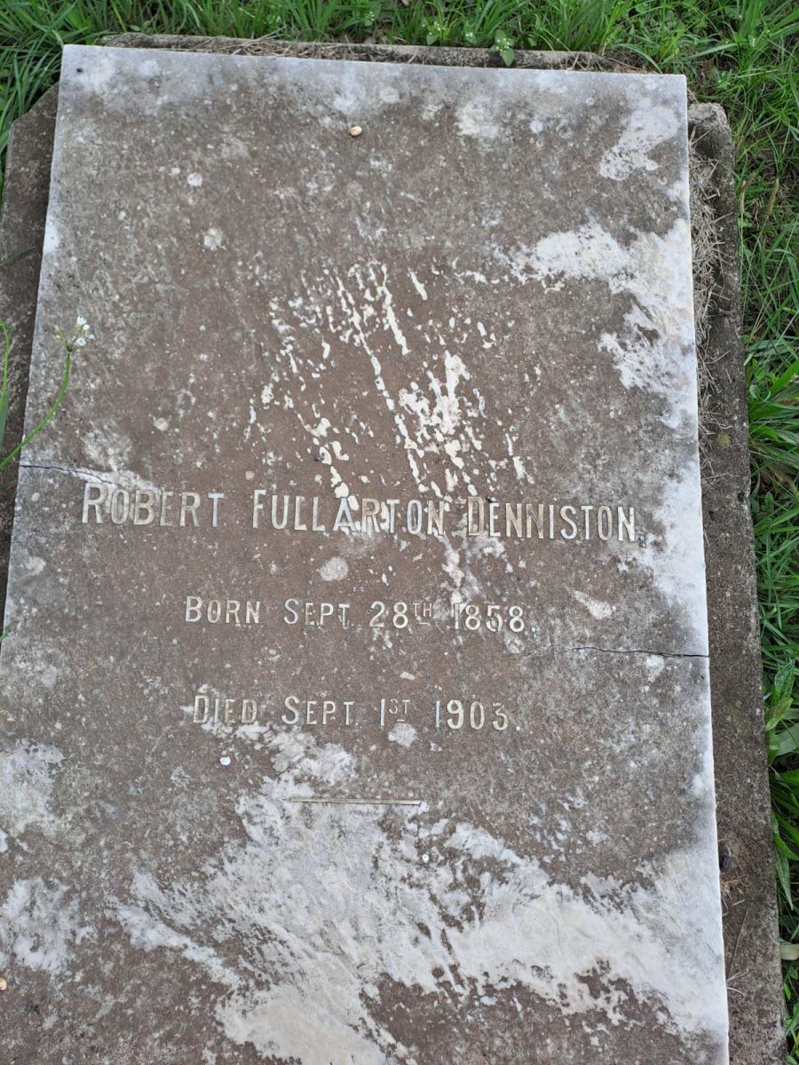 DENNISTON Robert Fullarton 1858-1903