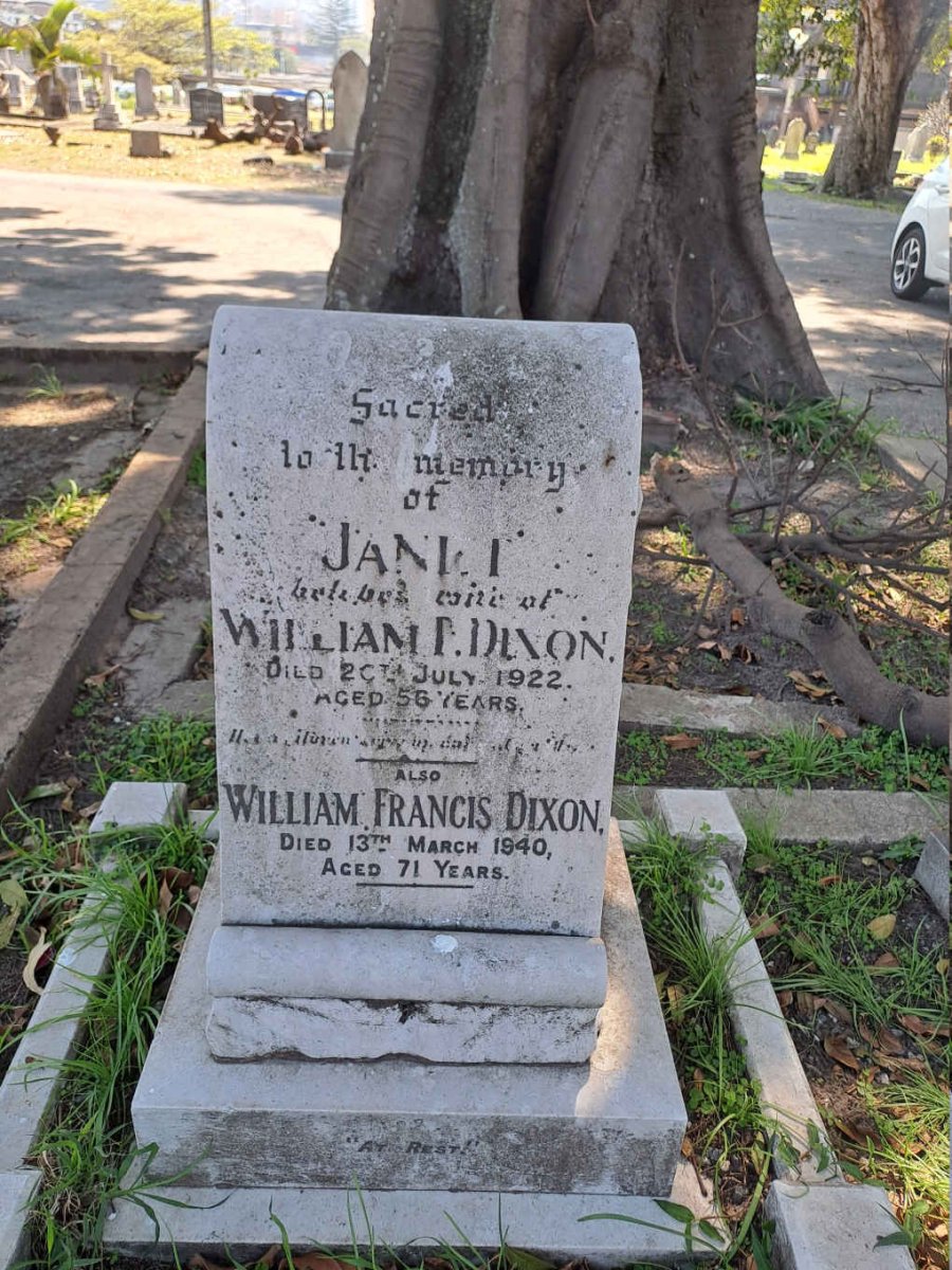 DIXON William Francis -1940 & Janet -1922
