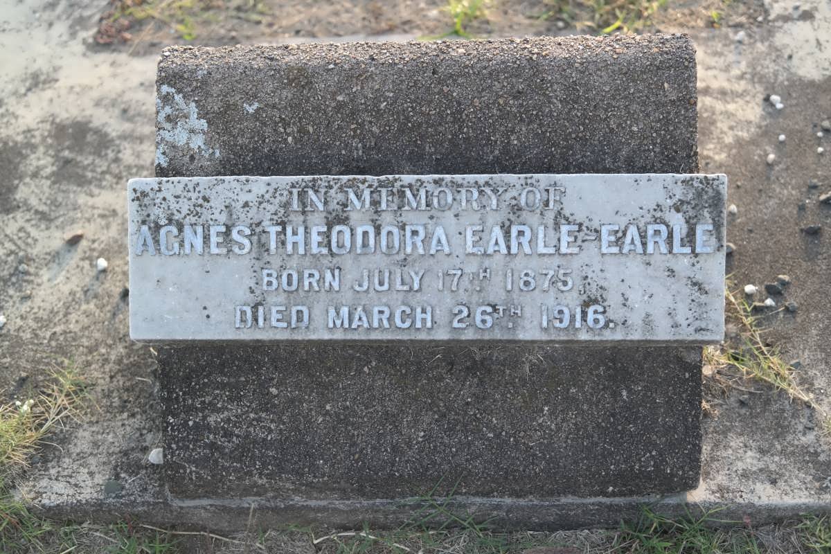 EARLE Agnes Theodora, EARLE 1875-1916