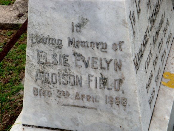 FIELD Elsie Evelyn Addison -1968 :: FIELD Gwendolen -1936 _1