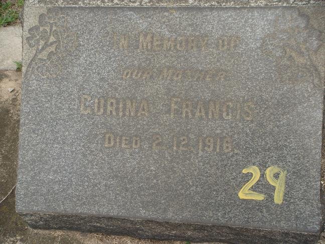 FRANCIS Corina -1916