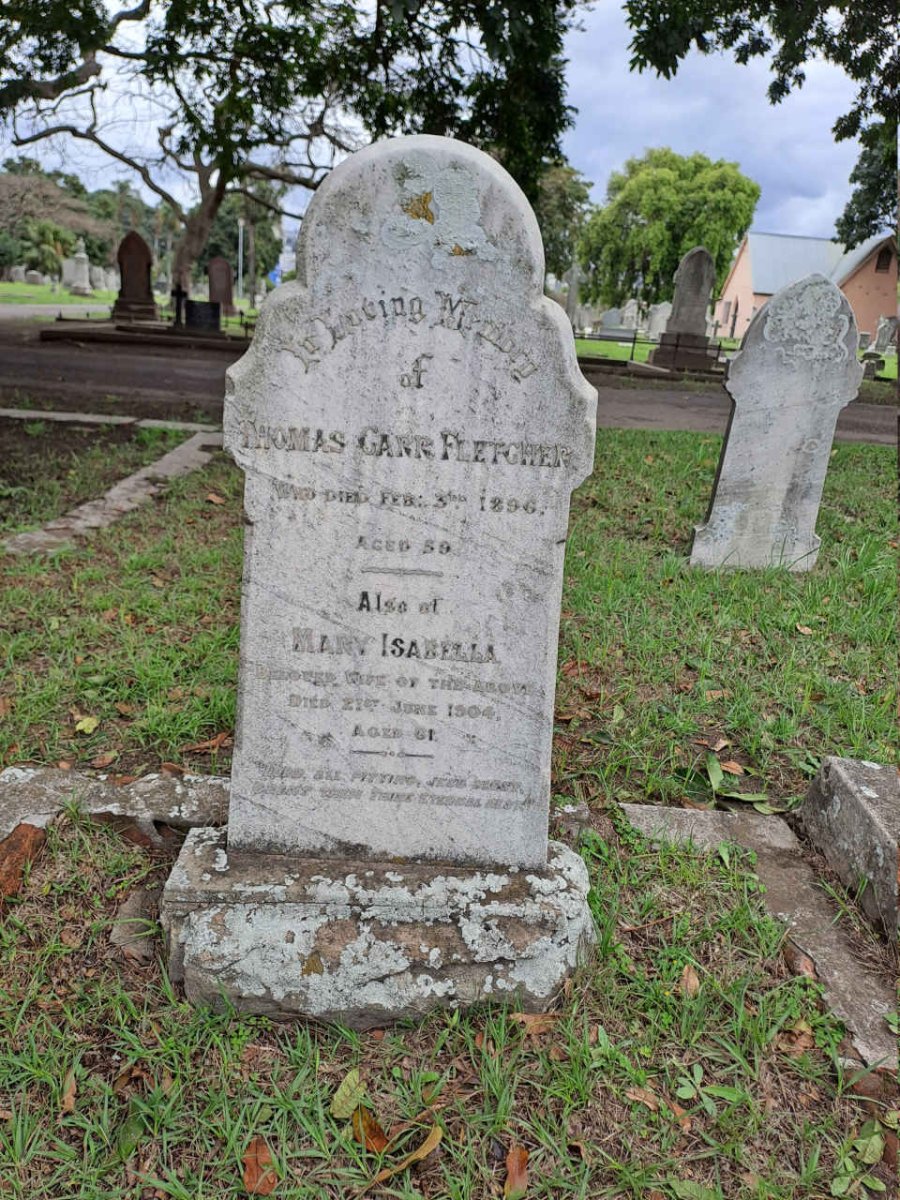 FLETCHER Thomas Carr -1896 & Mary Isabella -1904