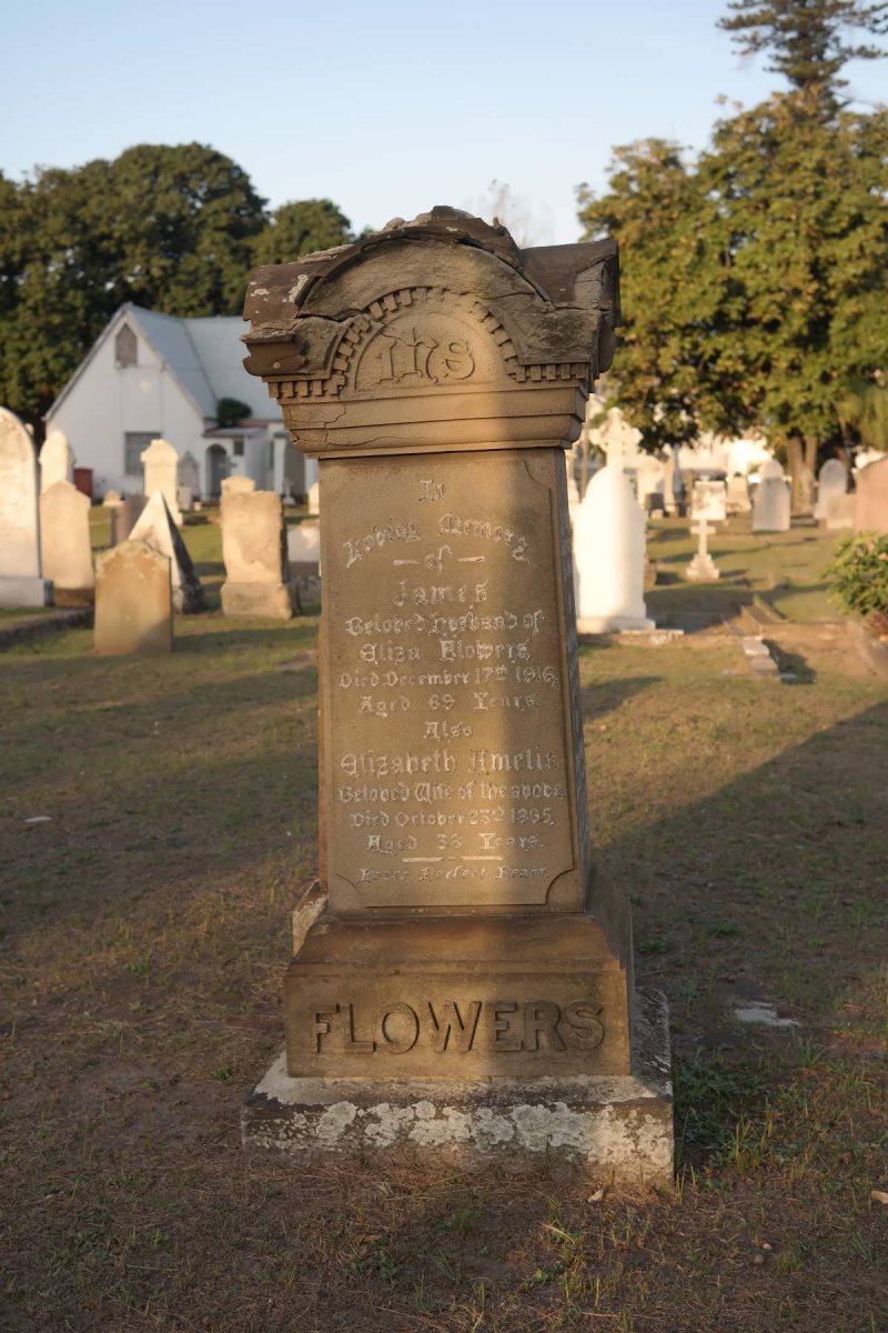 FLOWERS James -1916 &amp; Elizabeth Amelia -1895