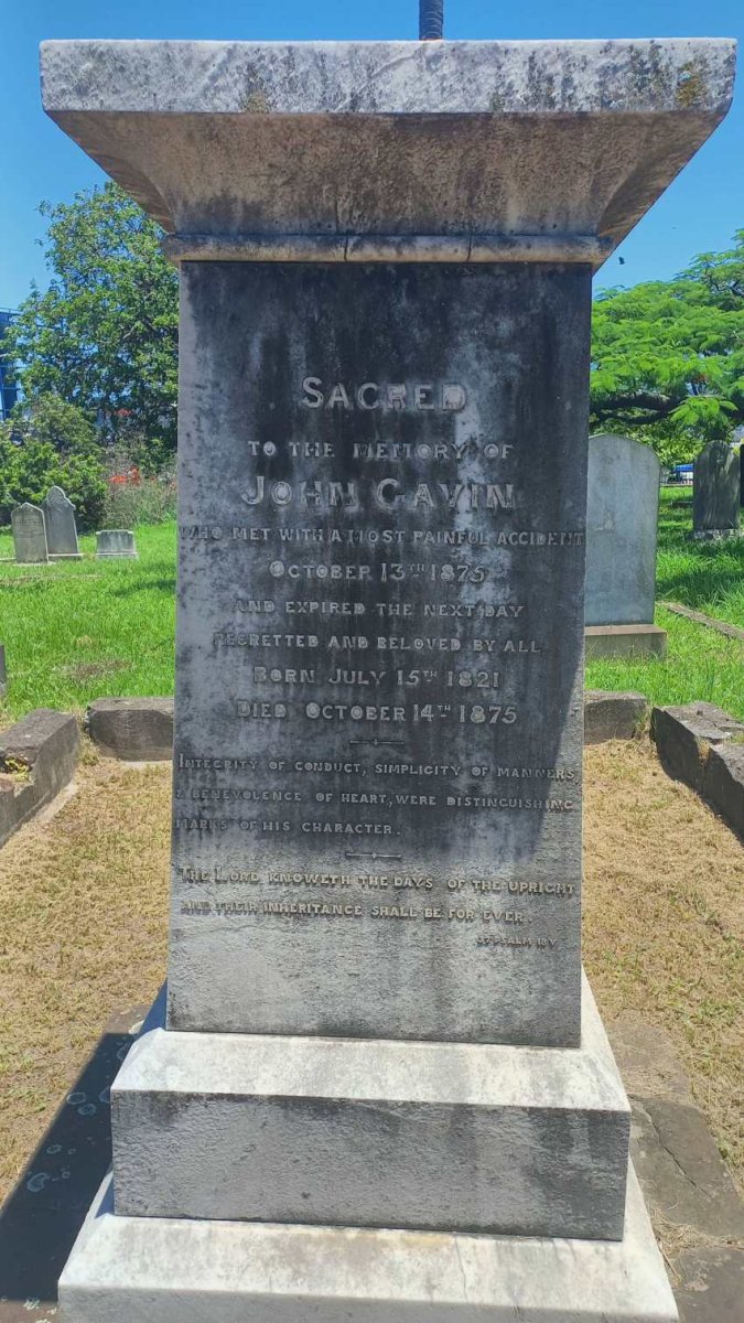 GAVIN John 1821-1875