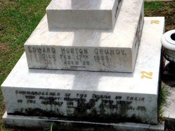 GRUNDY Edward Horton -1883