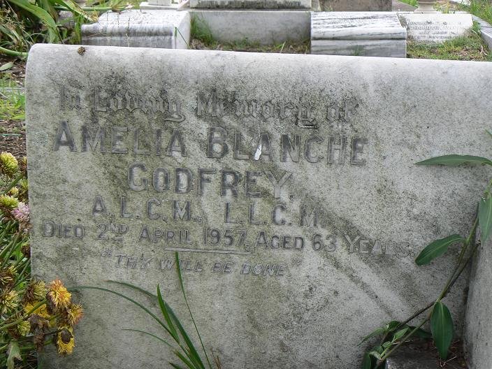 GODFREY Amelia Blanche -1957