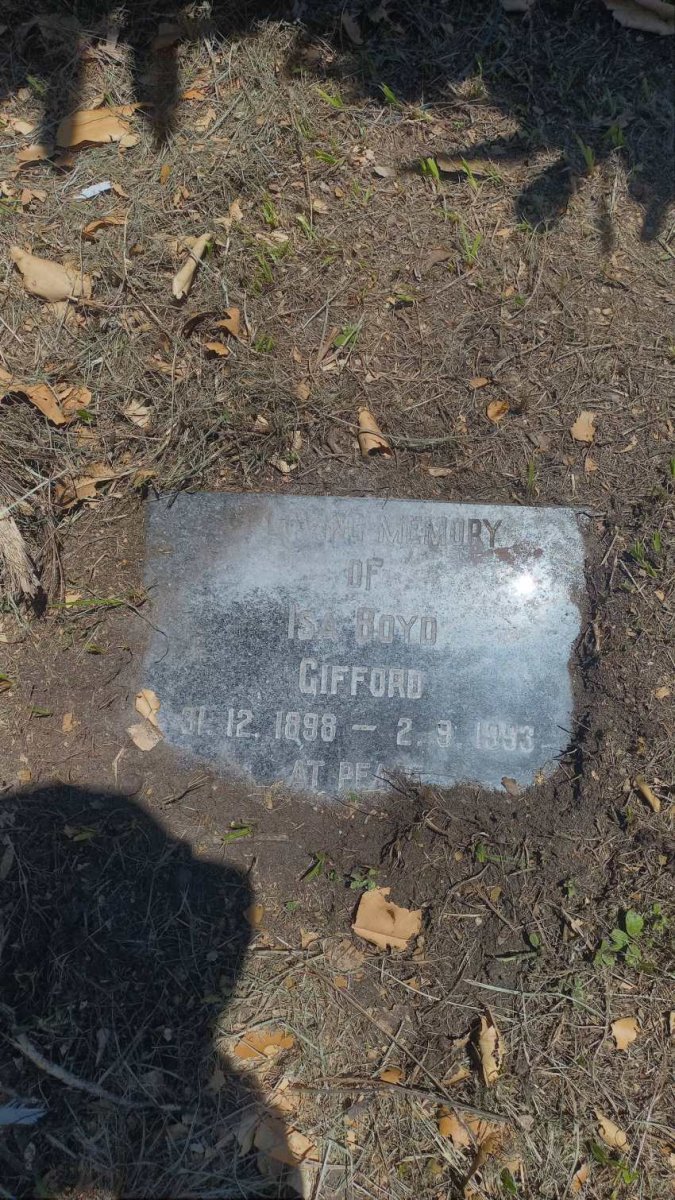 GIFFORD Isa Boyd 1898-1993