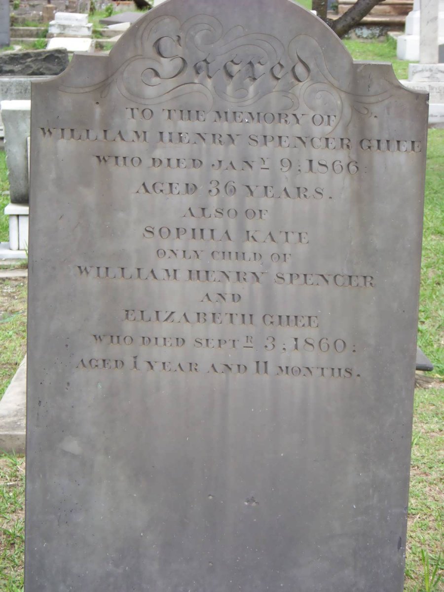 GILEE William Henry Spencer -1866 :: GILEE Sophia Kate -1860