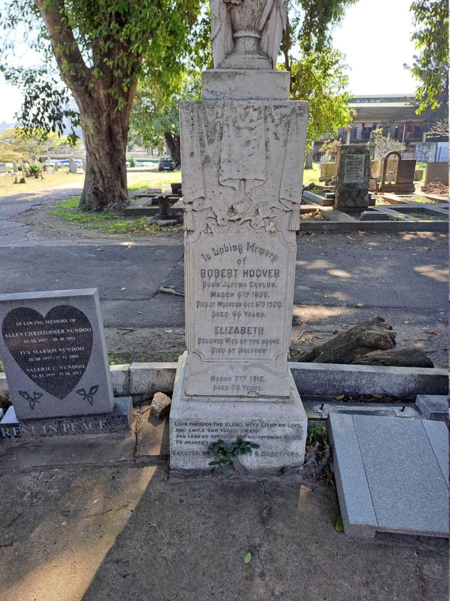 HOOVER Robert 1856-1920 & Elizabeth -1917