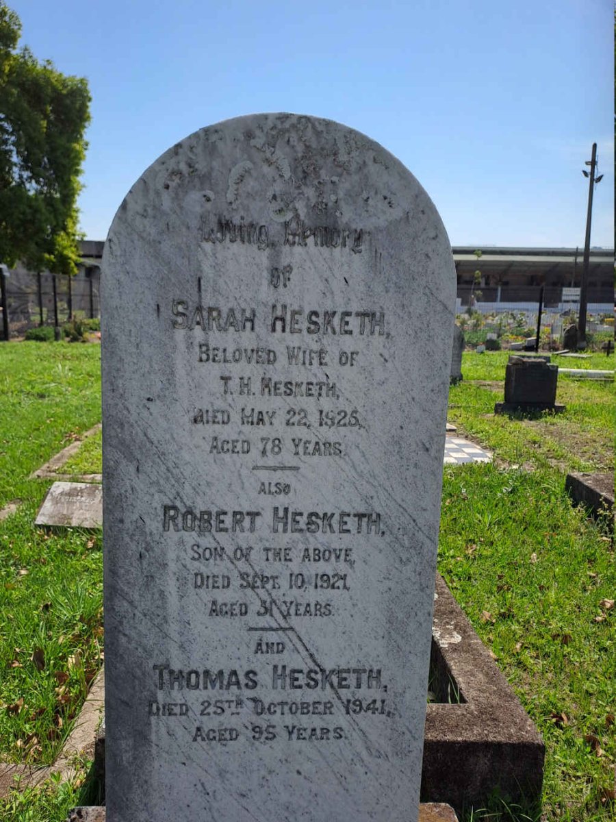 HESKETH Thomas -1941 & Sarah -1925 :: HESKETH Robert -1921
