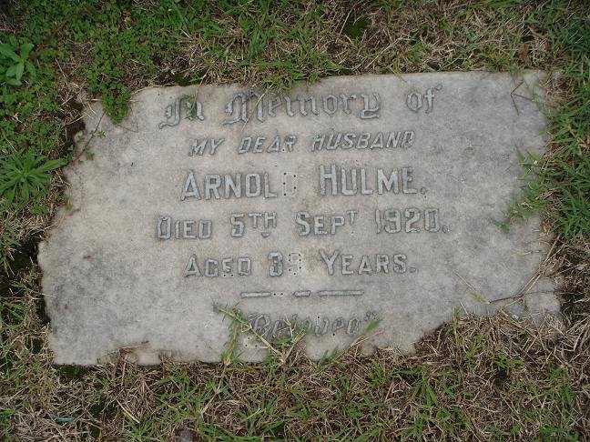 HULME Arnold -1920