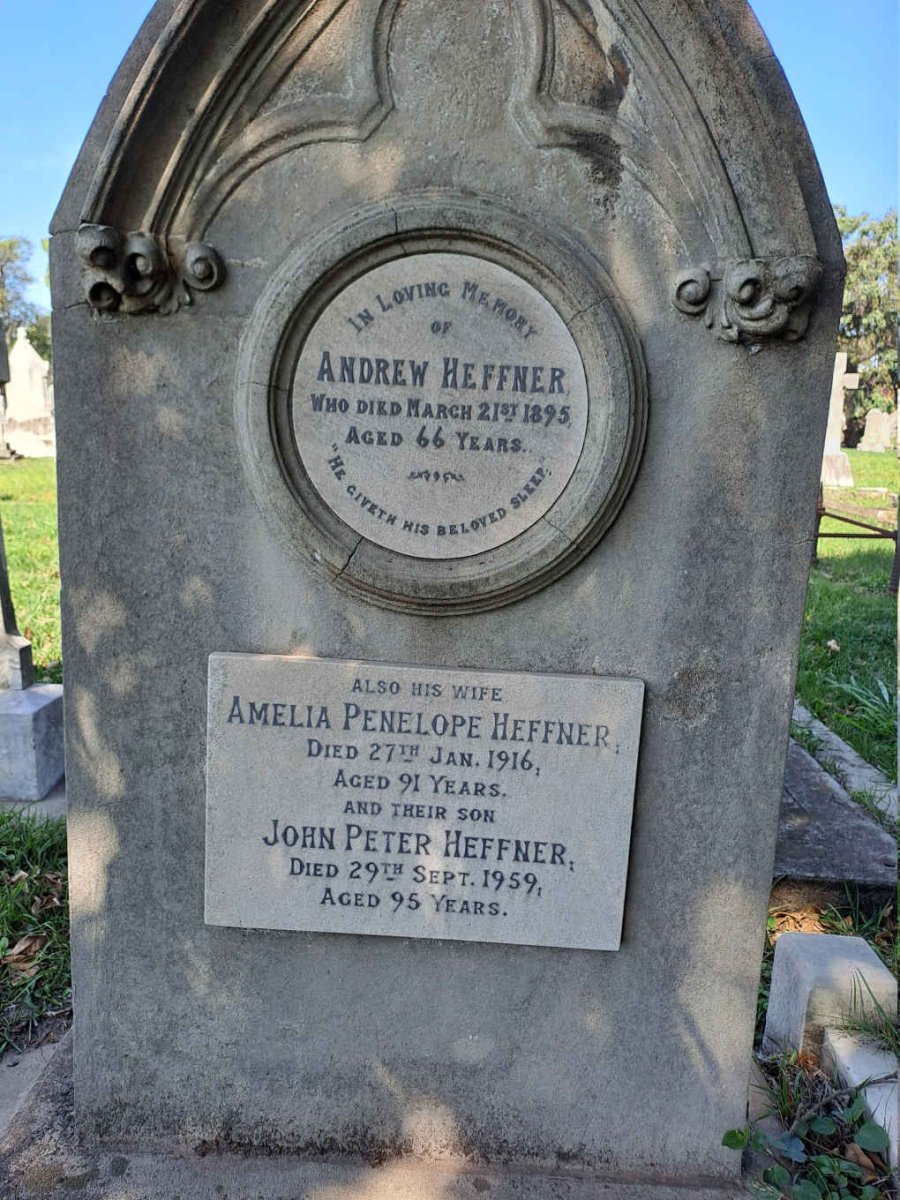 HEFFNER Andrew -1895 & Amelia Penelope -1916 :: HEFFNER John Peter -1959