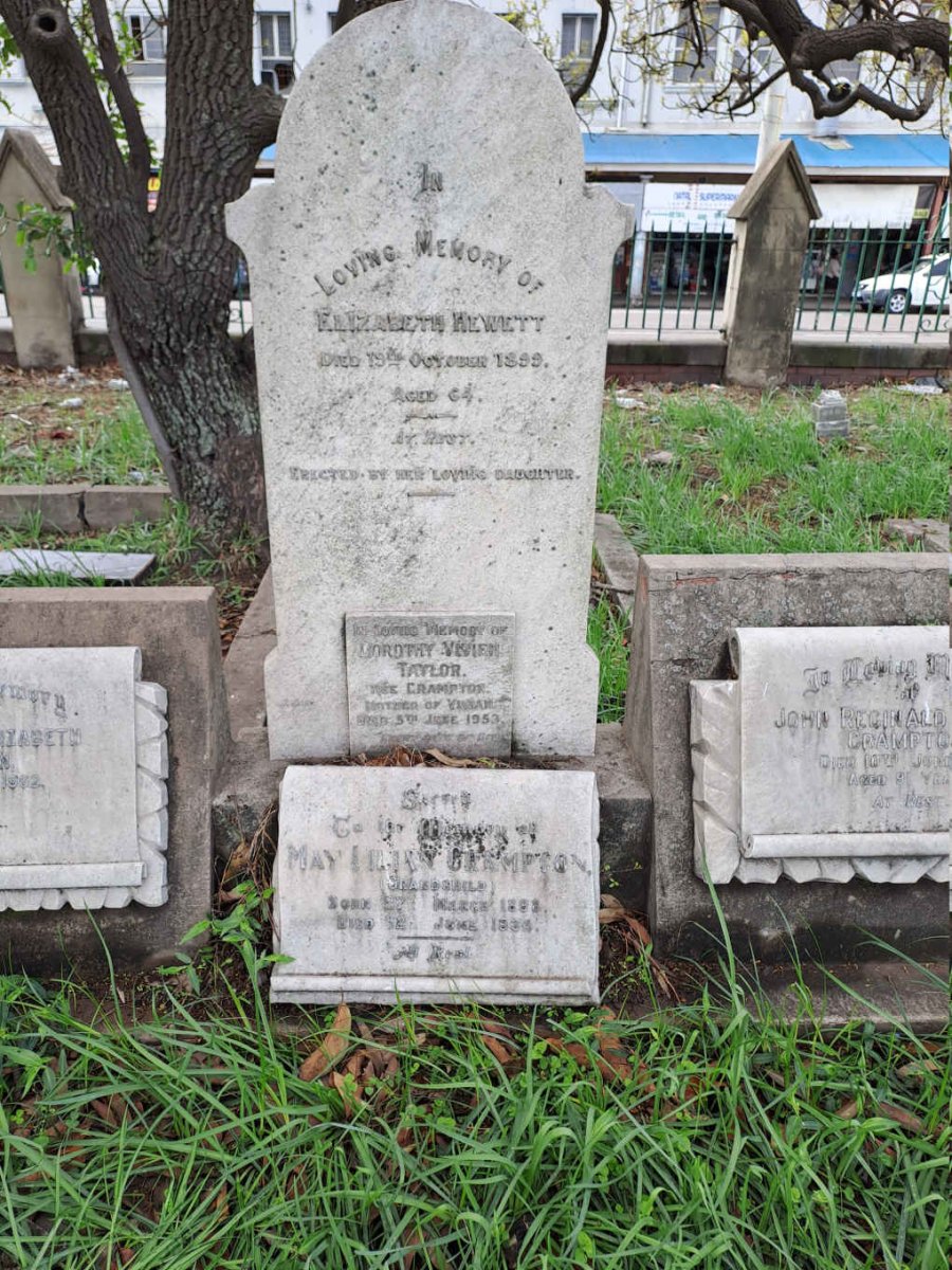 HEWETT Elizabeth -1899 :: TAYLOR Dorothy Vivien nee CRAMPTON -1953 :: CRAMPTON May Lilian 1898-1934