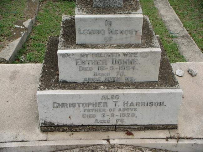 HARRISON Christopher T -1920 :: DONNE Esther -1954