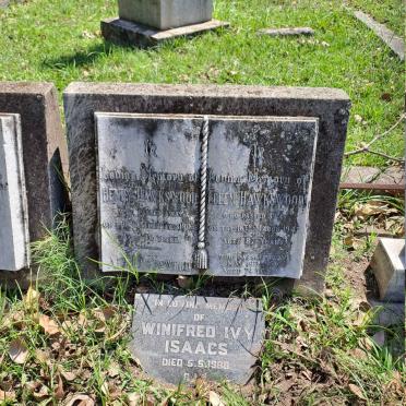 HAWKSWOOD Henry -1903 & Ellen -1942 :: ISAACS Winifred Ivy -1980