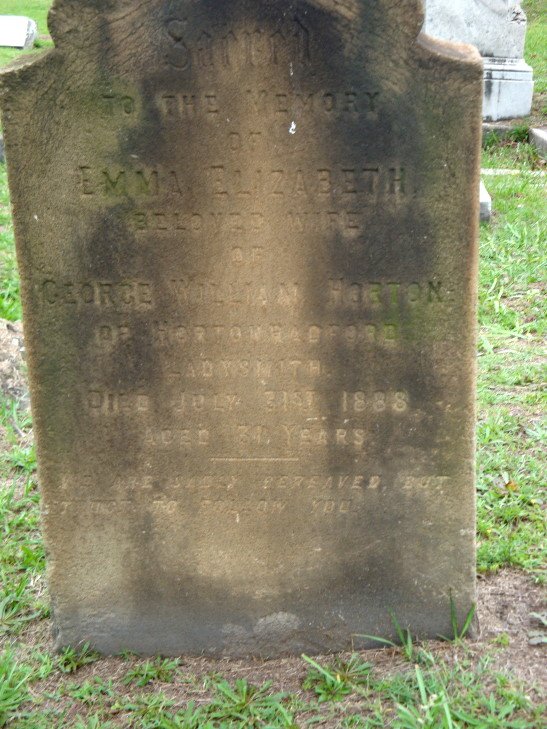 HORTON Emma Elizabeth -1888