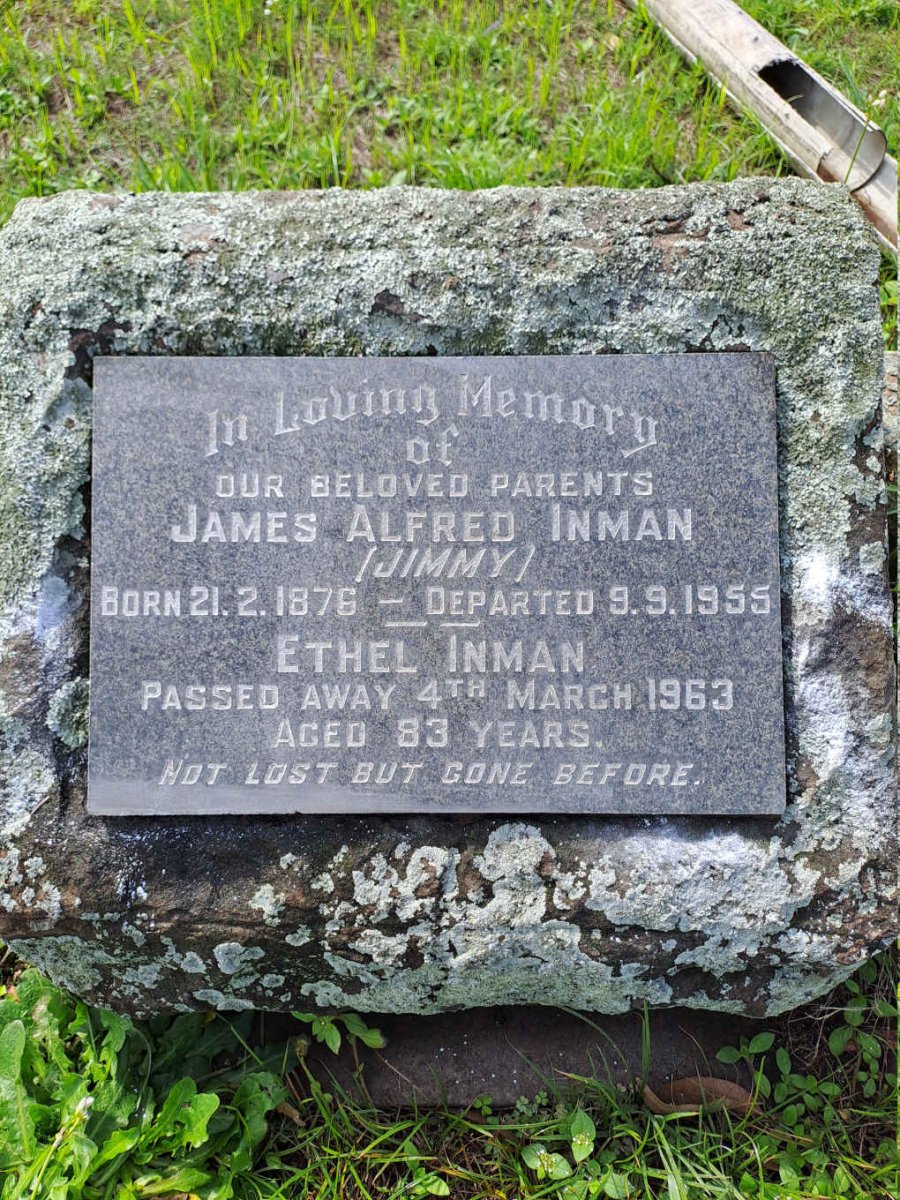 INMAN James Alfred 1876-1955 & Ethel -1963