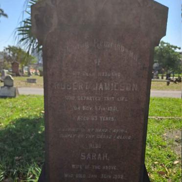 JAMIESON Robert -1901 & Sarah -1902