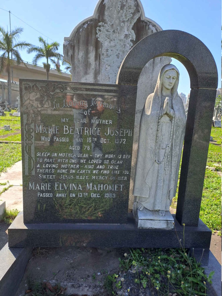 JOSEPH Marie Beatrice -1972 :: MAHOMET Marie Elvina -1989