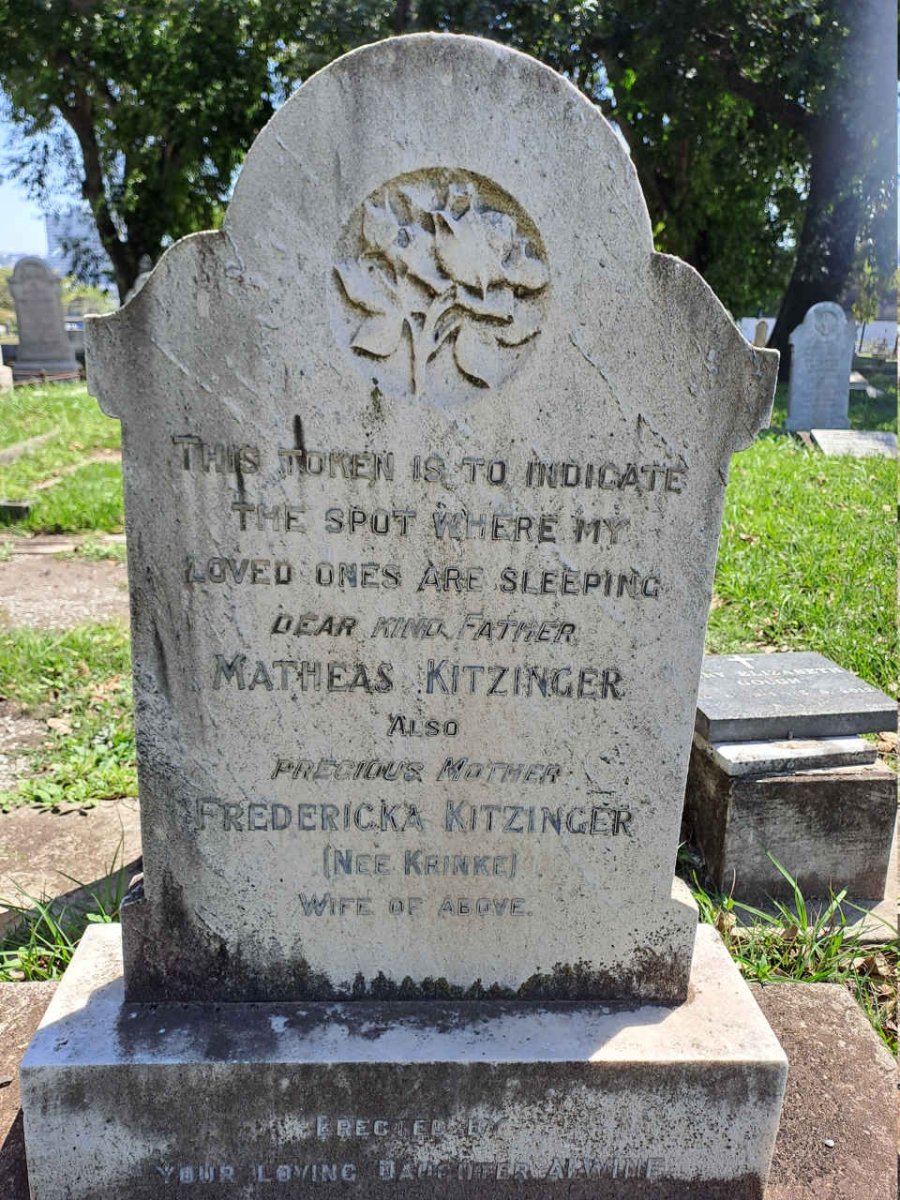 KITZINGER Matheas & Fredericka KRINKE