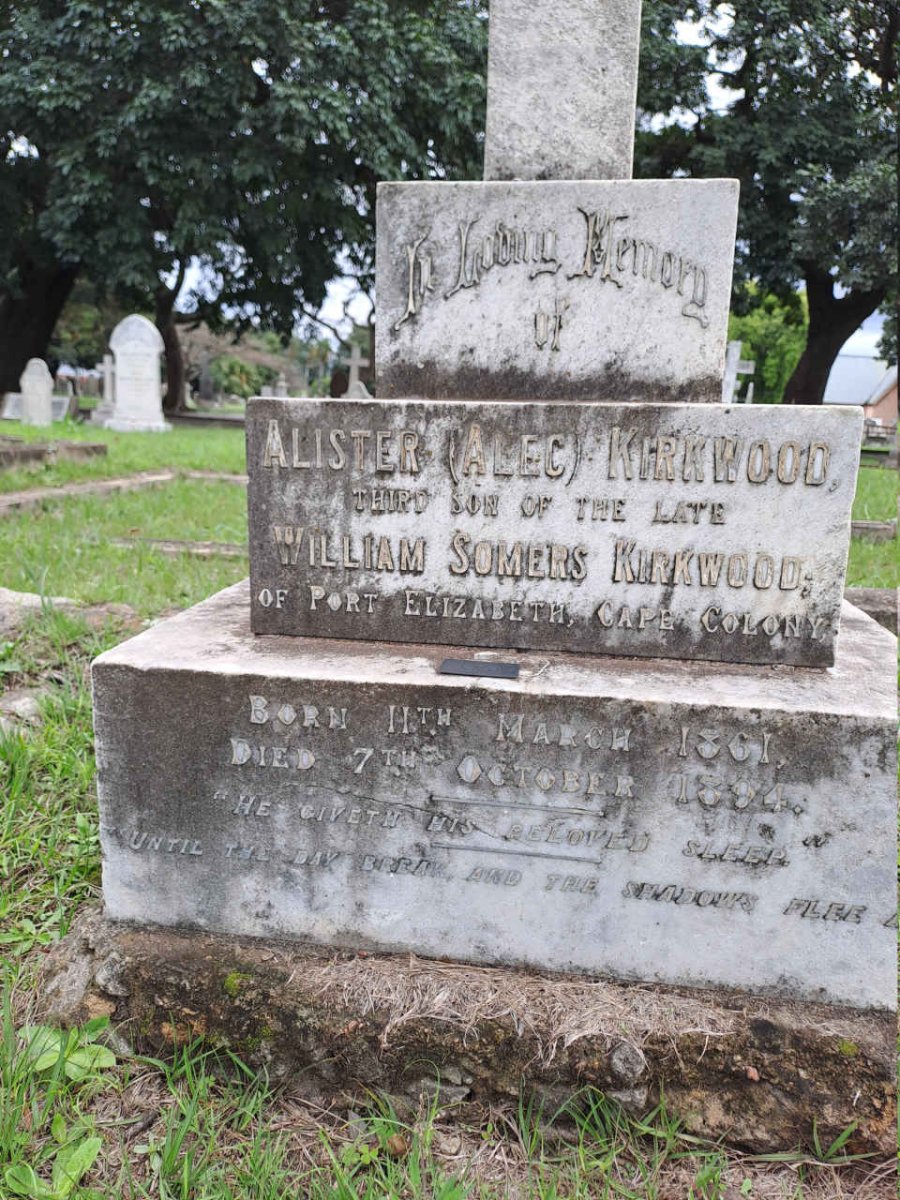 KIRKWOOD Alister 1861-1894