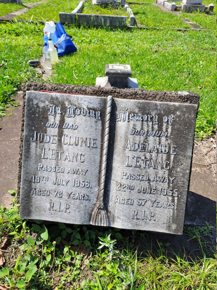 L'ENTANG Jude Clunie -1956 & Adelaide -1955