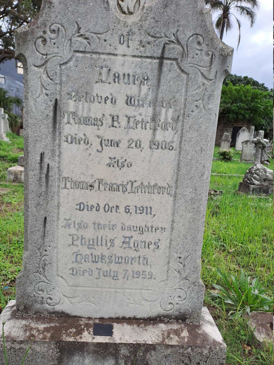 LETCHFORD Thomas Francis -1911 & Laura -1906