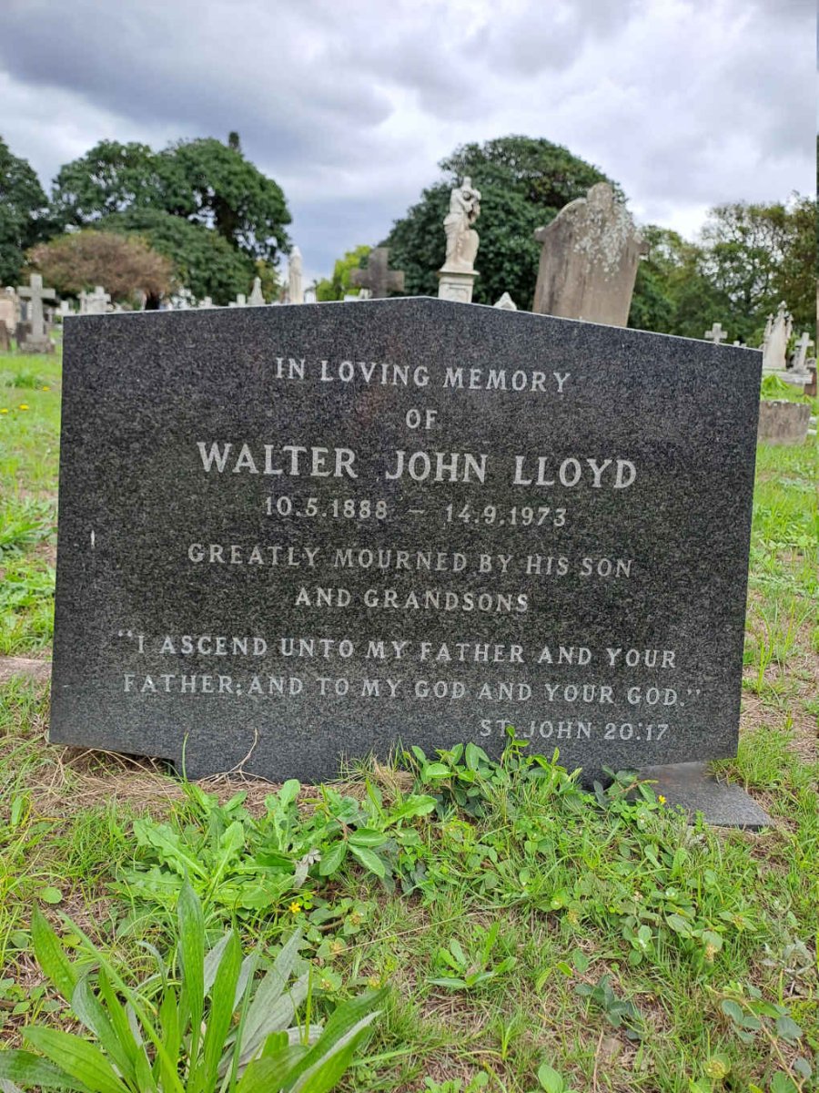 LLOYD Walter John 1888-1973