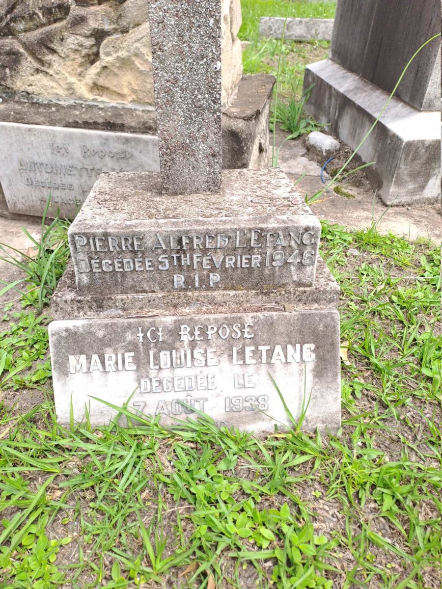 LETANG Pierre Alfred -1946 & Marie Louise -1938