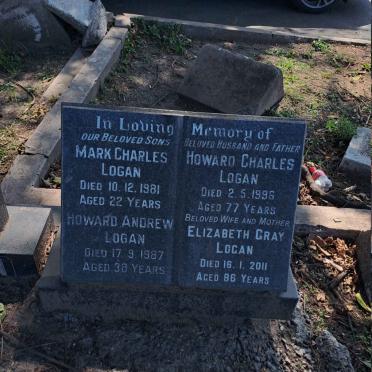 LOGAN Howard Charles -1996 & Elizabeth Gray -2011 :: LOGAN Mark Charles -1981 :: LOGAN Howard Andrew -1987