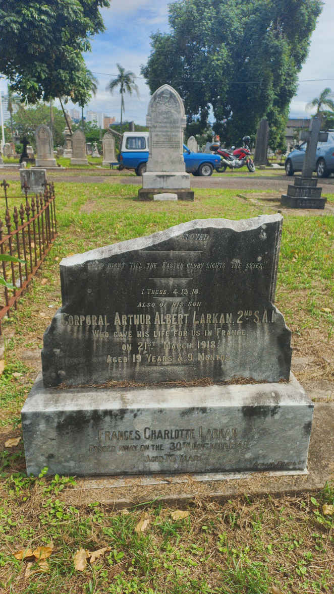 LARKAN John Robert -1906 & Francis Charlotte -1948:: LARKEN Arthur Larken -1918_1