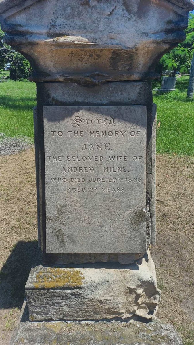 MILNE Jane -1866