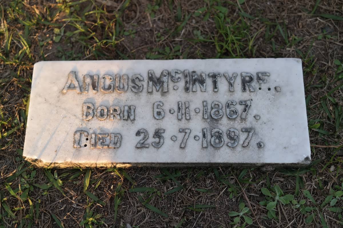 McINTYRE Angus 1867-1897