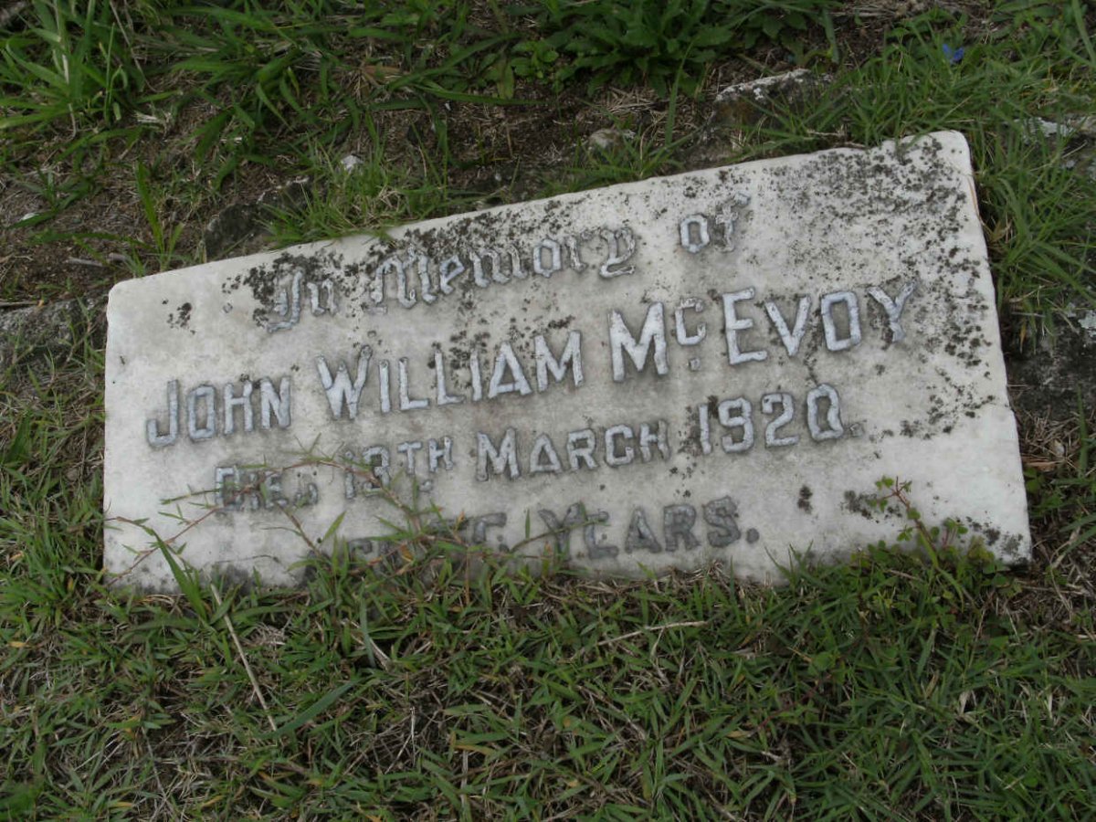 McEVOY John William -1920