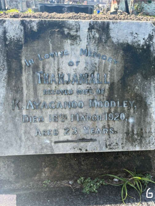 MOODLEY Thanjamall -1920