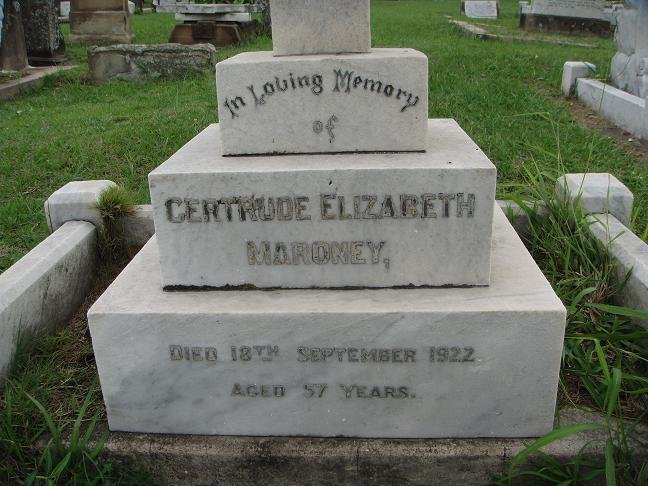 MARONEY Gertrude Elizabeth -1922