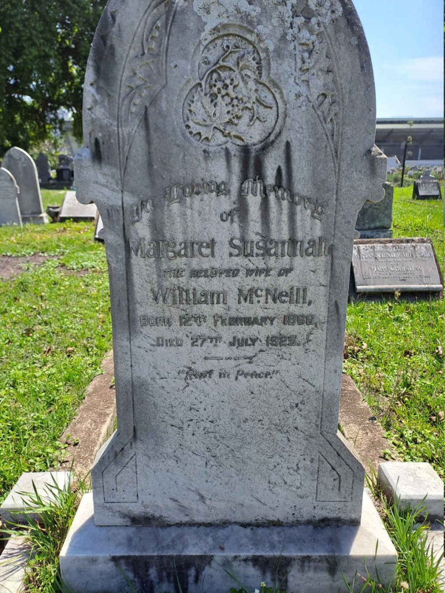 MCNEILL Margaret Susannah 1868-1925