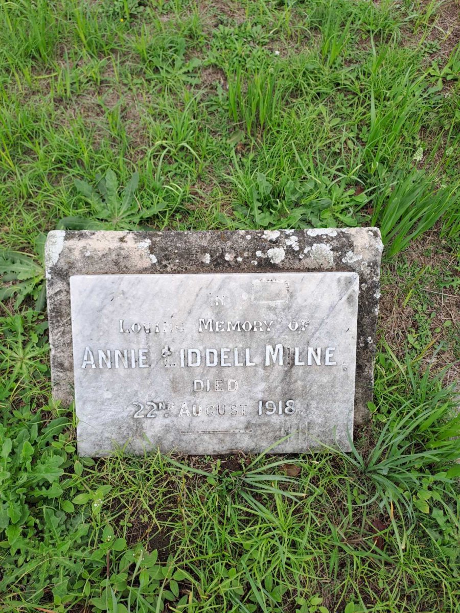 MILNE Annie Liddell -1918