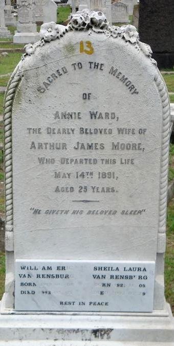 MOORE Annie Ward -1891