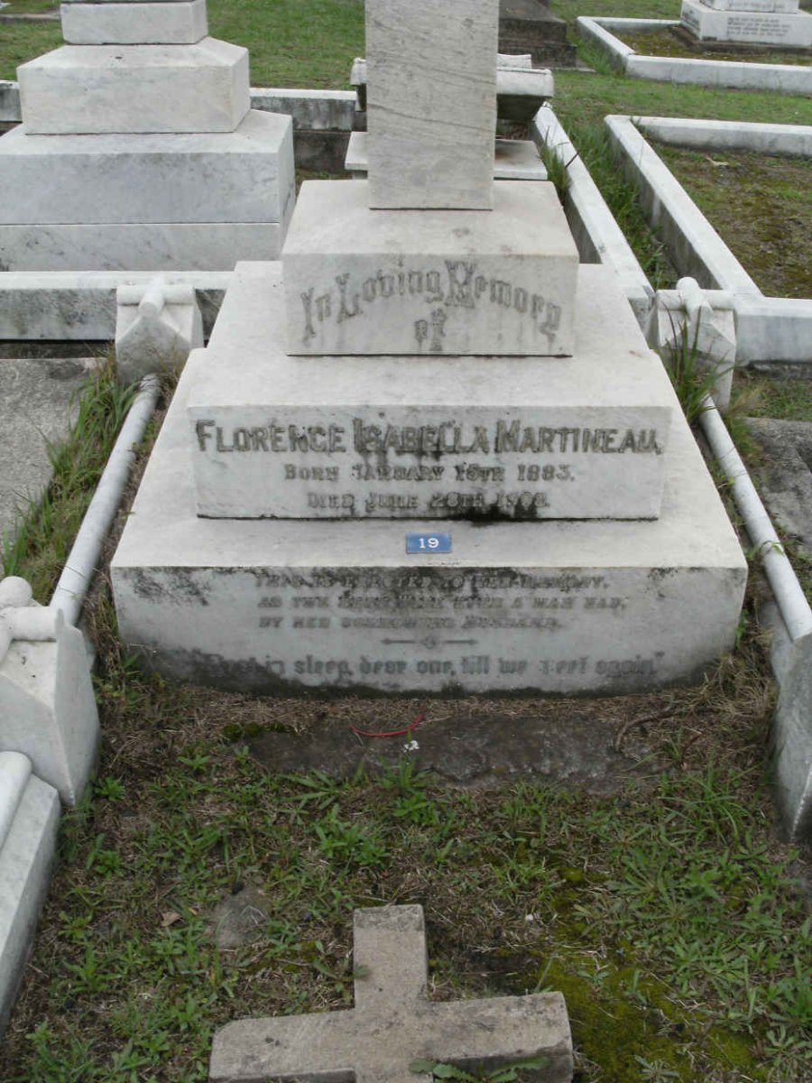 MARTINEAU Florence Isabella 1883-1908