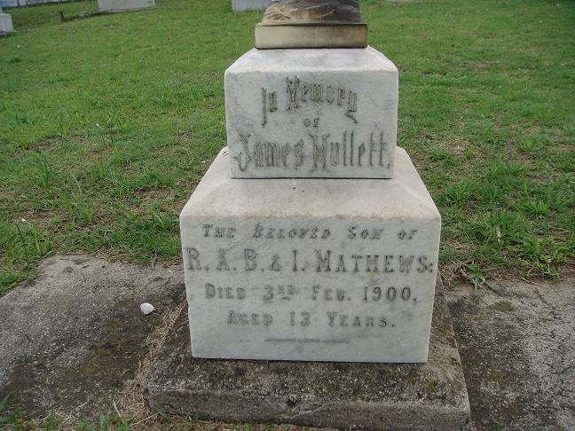 MATHEWS James Hullett -1900