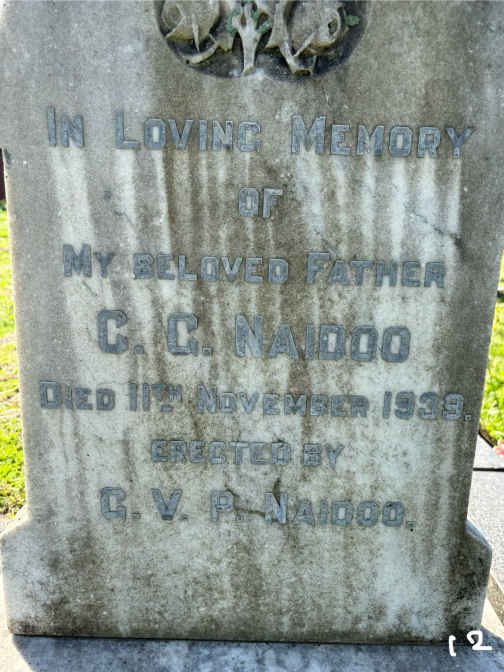 NAIDOO C.G. -1939
