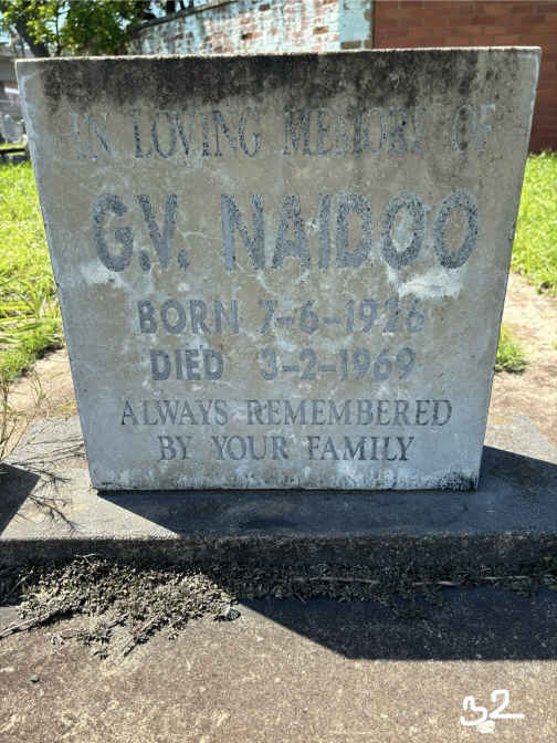 NAIDOO G.V. 1926-1969