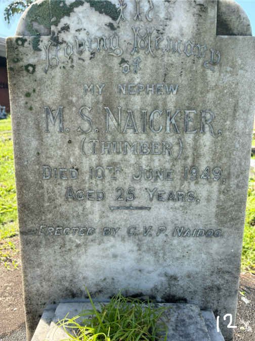 NAICKER M.S. -1949