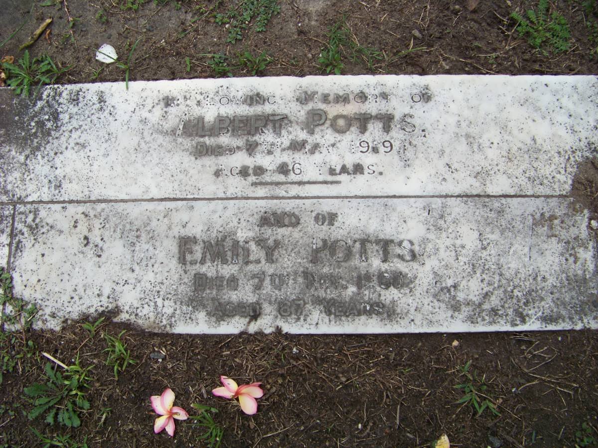 POTTS Albert -1919 &amp; Emily -?